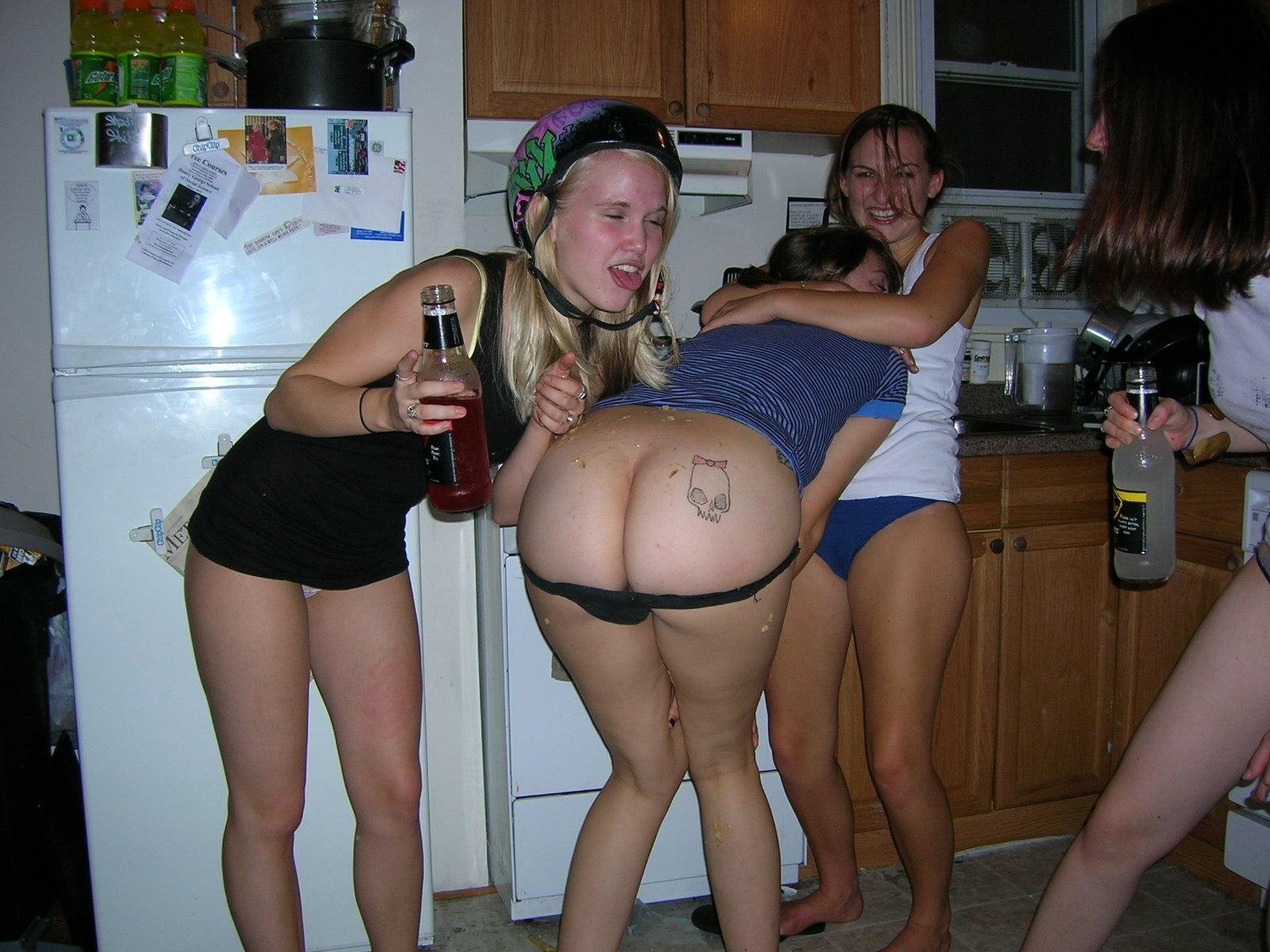 Nude drunk big tits