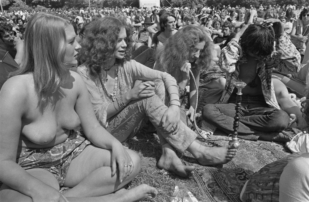 Голые хиппи Вудсток 1969