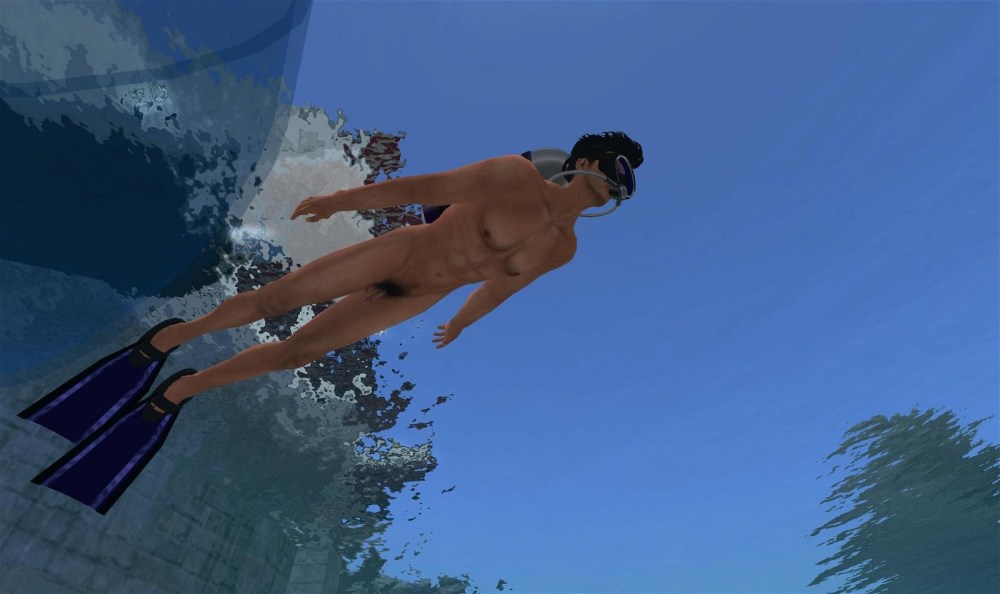 Эротические 3д мультики nude woman Scuba Underwater
