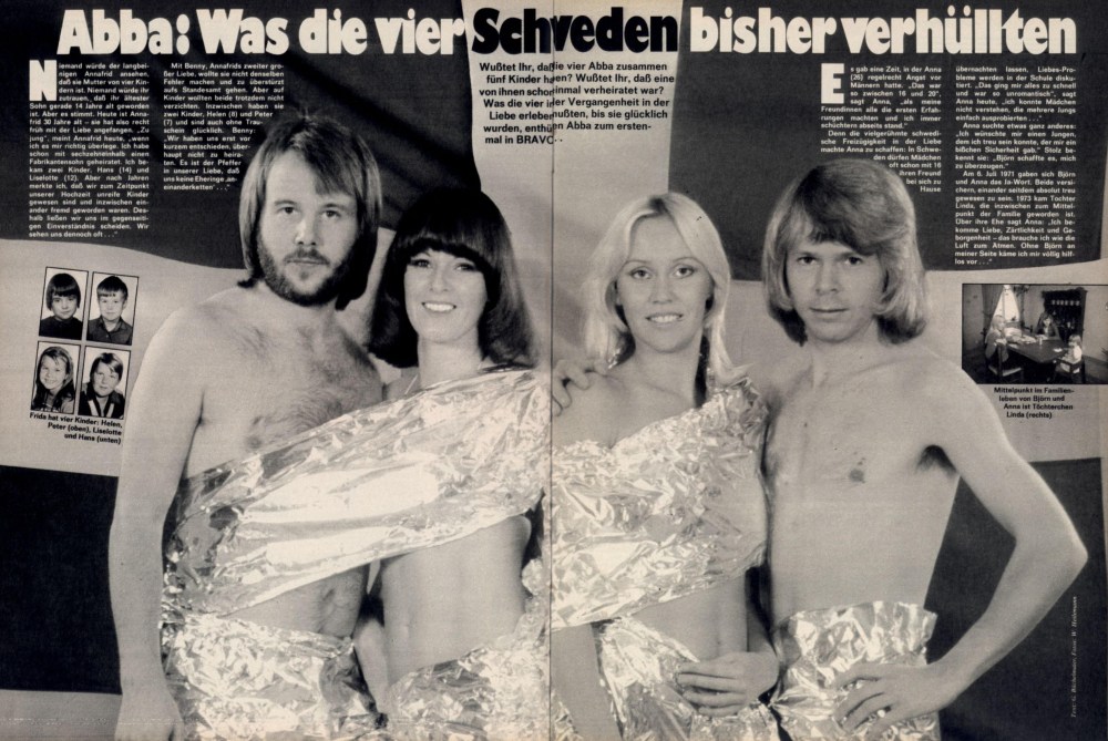 Группа ABBA Агнета голая