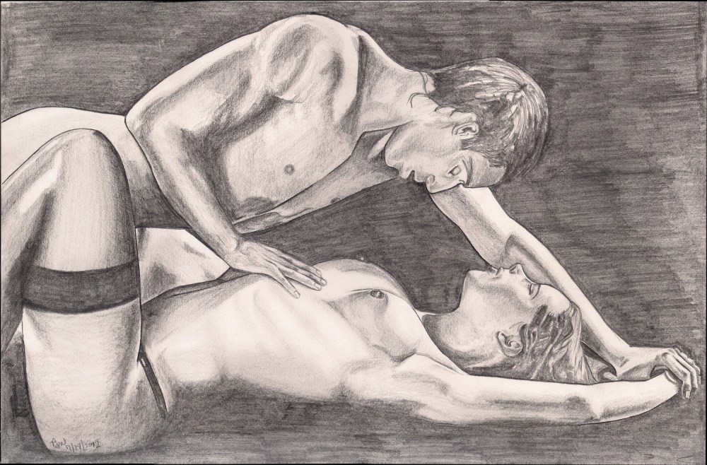 Порнорисунки карандашом
