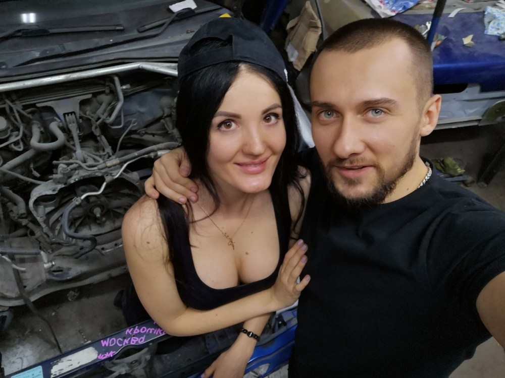 Голая Настя туман