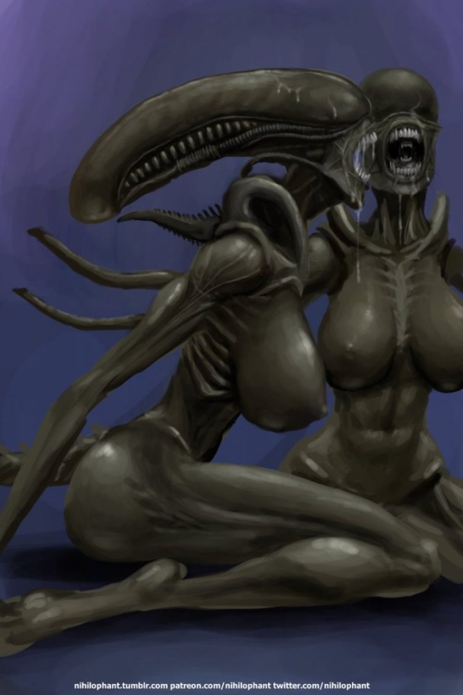 Ксеноморф самка Королева Rule 34