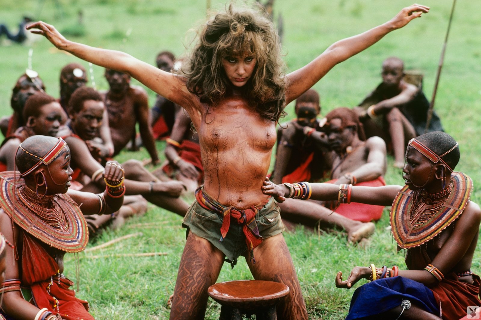 Nude tribal rituals