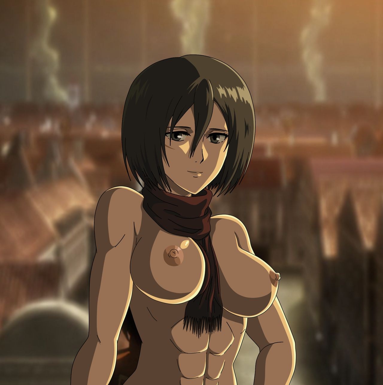 Mikasa aot naked