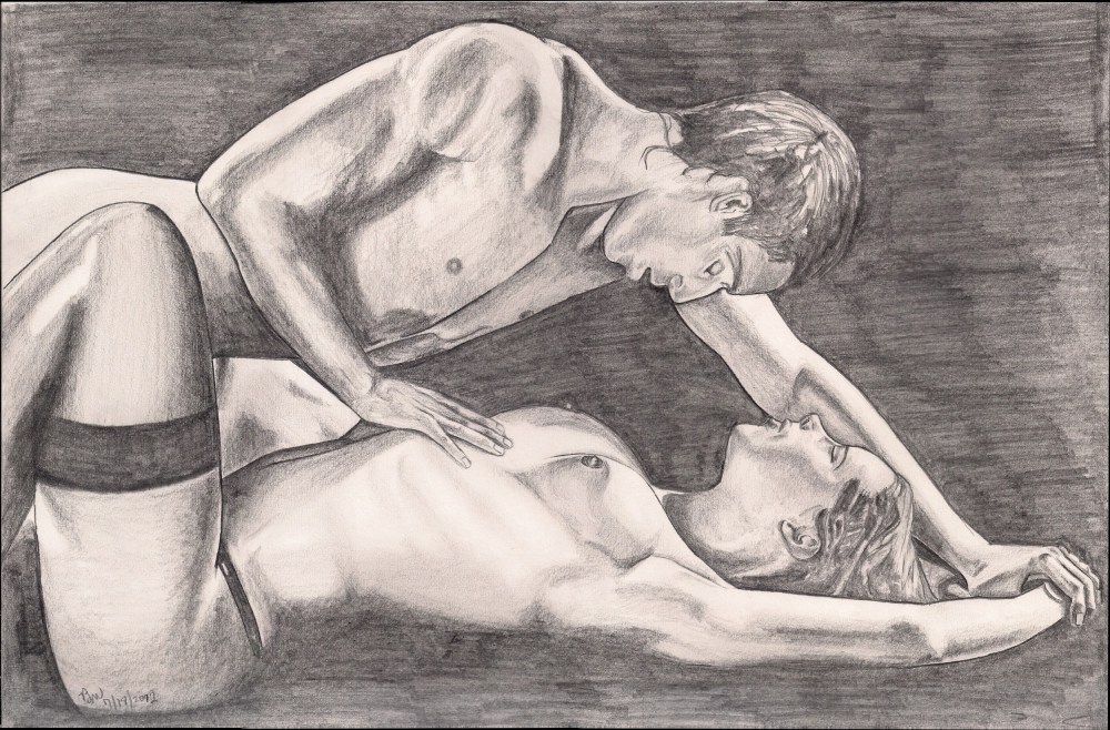 Эротические рисунки карандашом