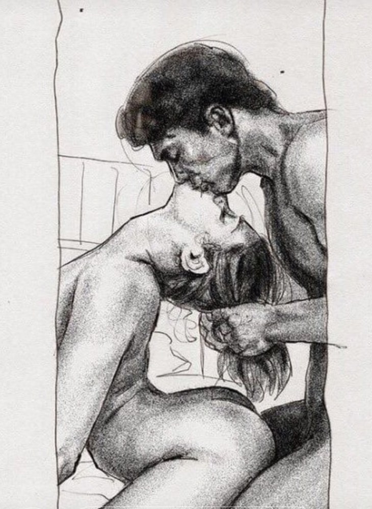 Карандашные рисунки минета