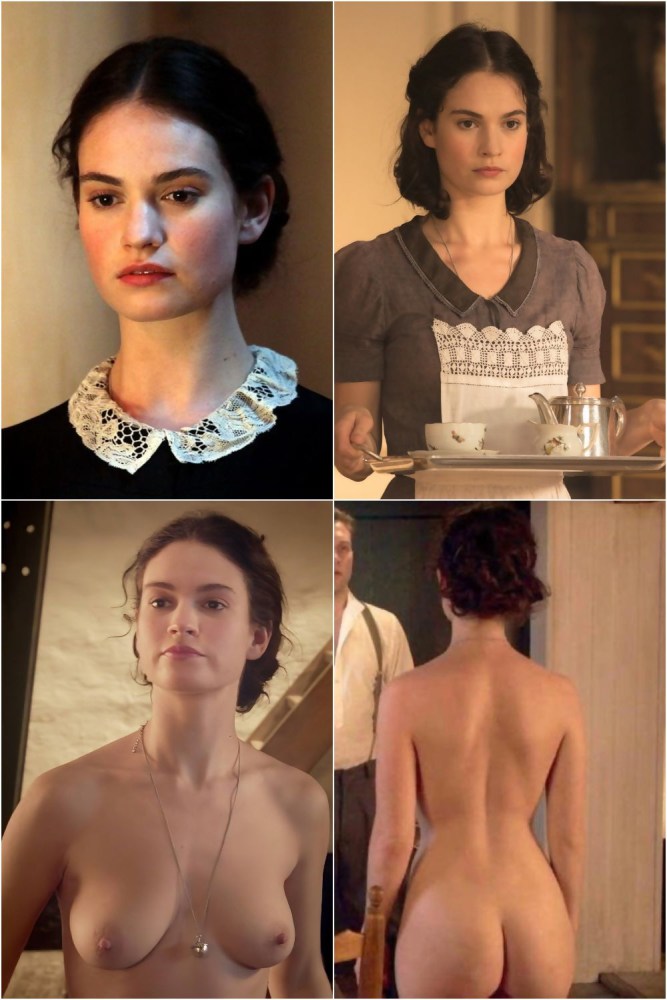 Lily James в фильме исключение ню