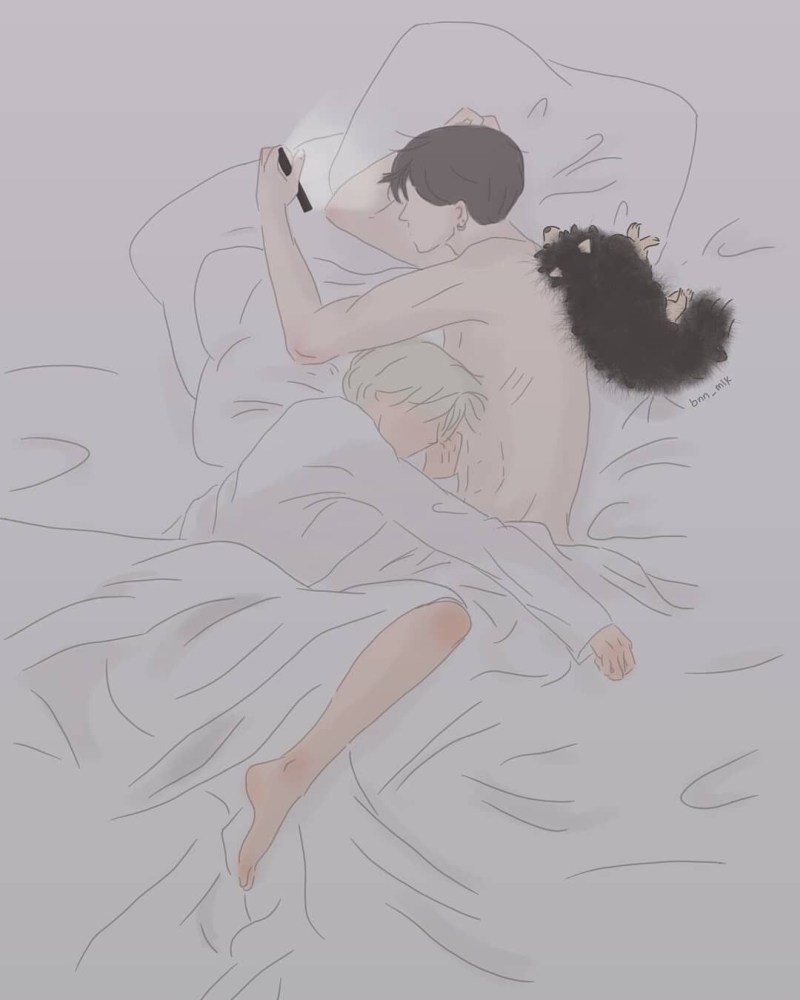 Арты 18 + BTS Vkook