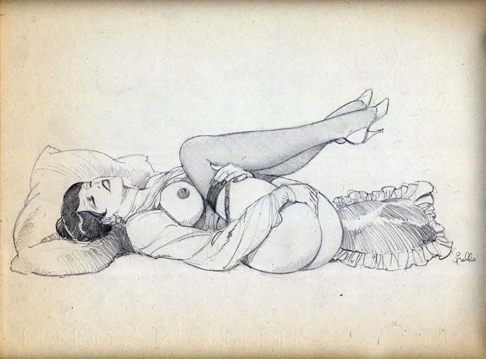 Эротические рисунки Леон Фролло