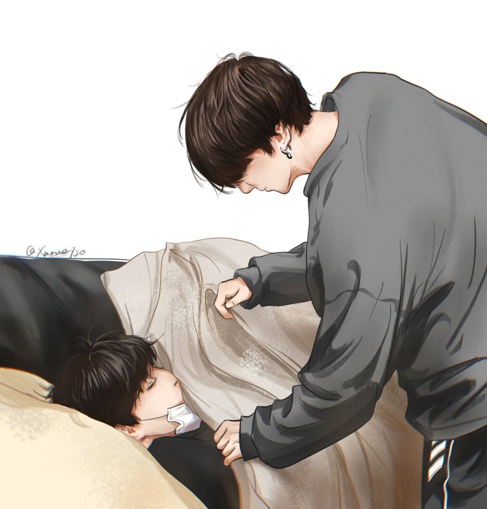 BTS yoonkook Art омегаверс