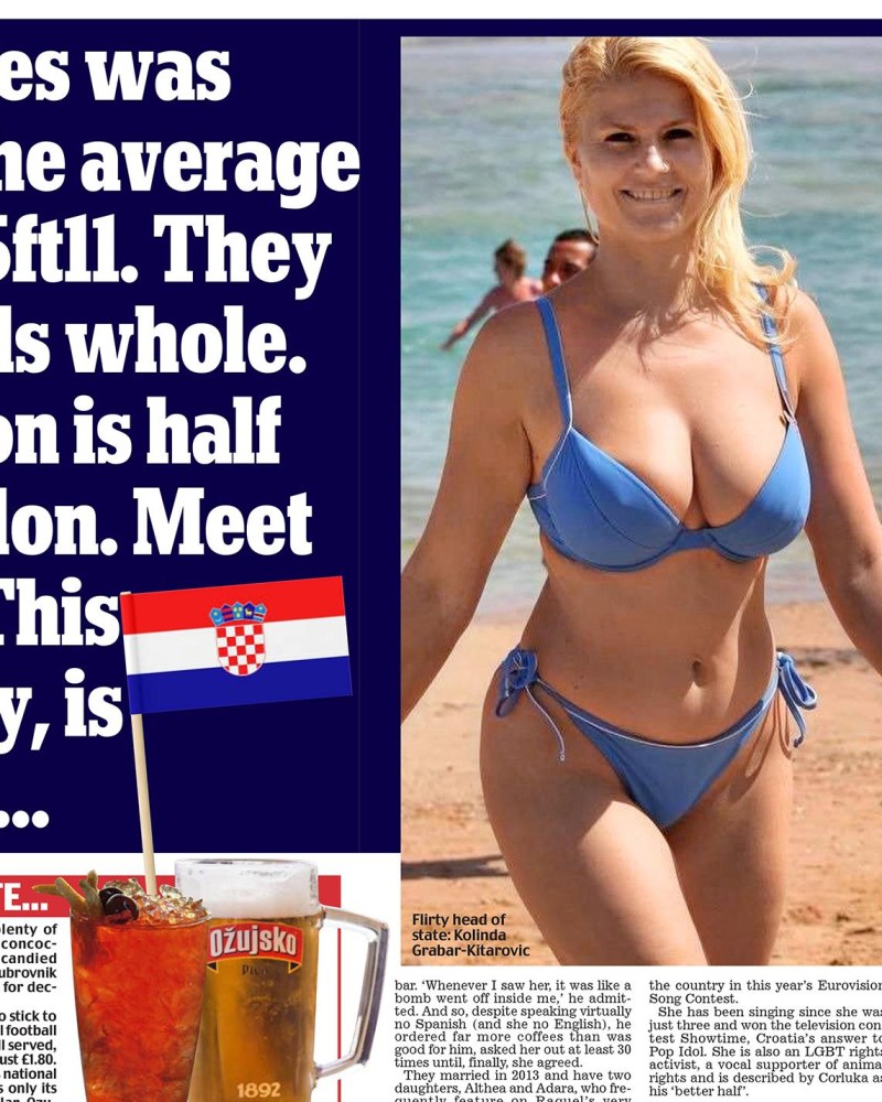 Колинда Грабар-Китарович бикини