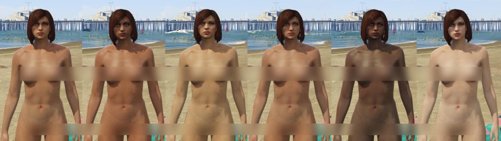 GTA online голый женский персонаж