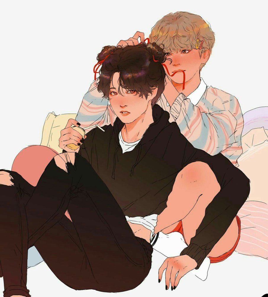 БТС Vkook Art 18 +