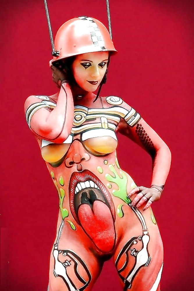 Разрисованные женские тела