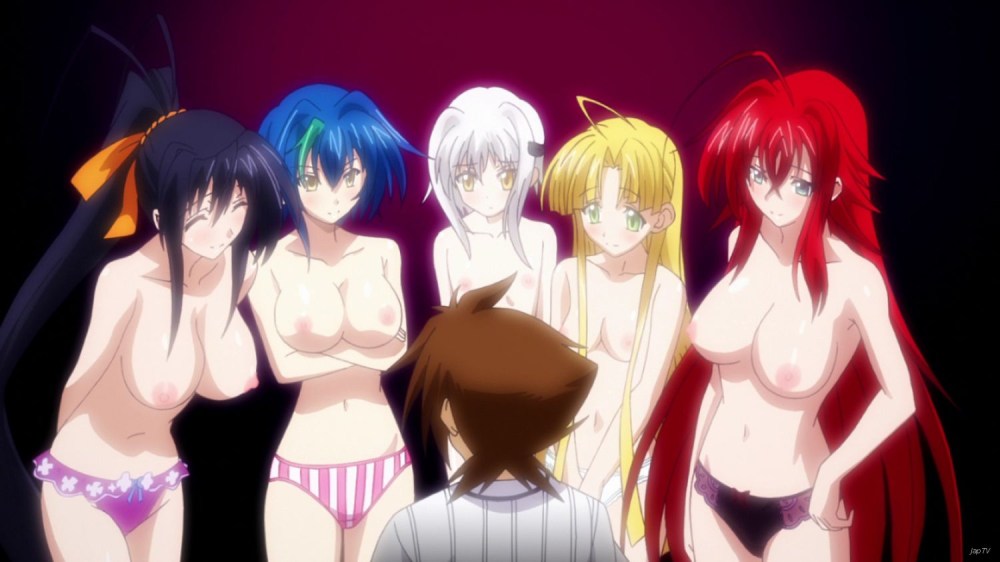 Аниме старшая школа DXD tits