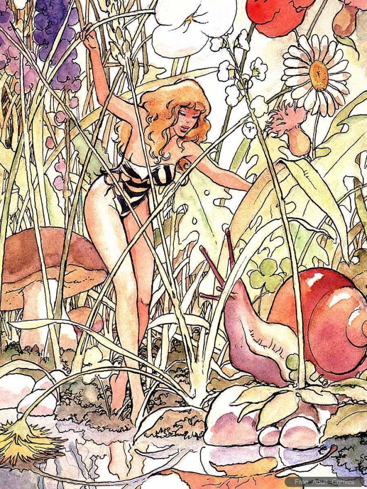 Голая Дюймовочка ретро