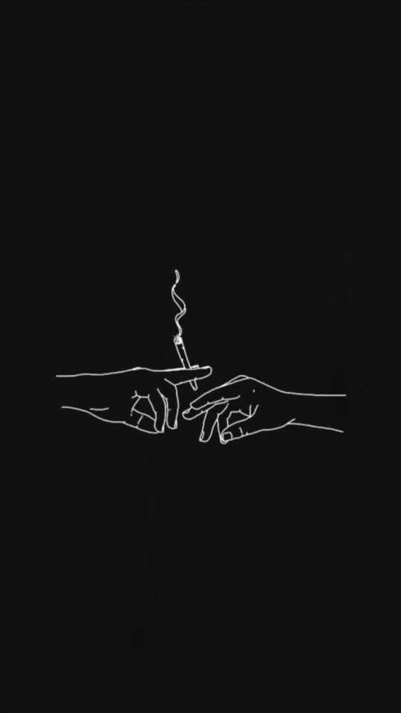 Необычные рисунки на черном фоне