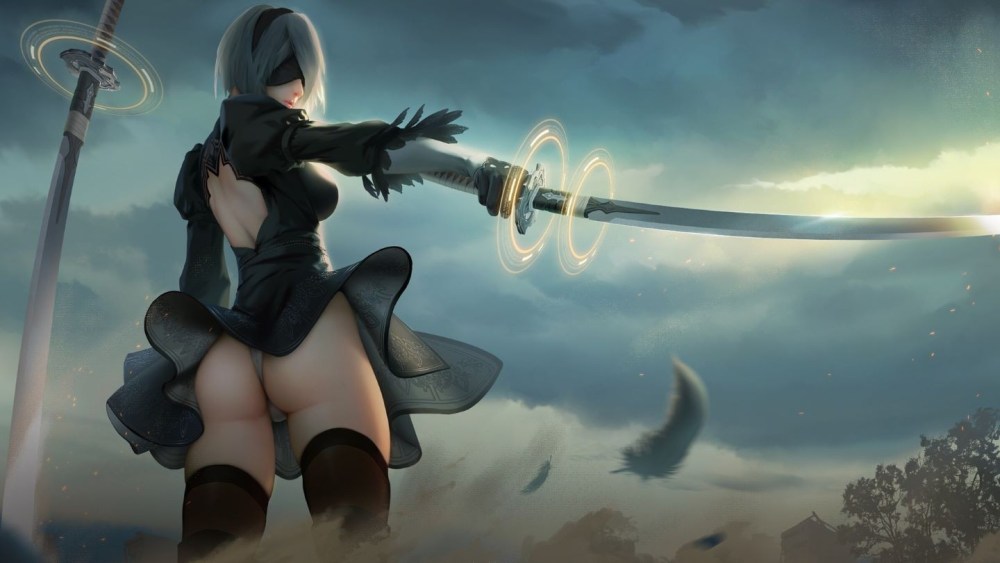 NIER Automata арт 4k