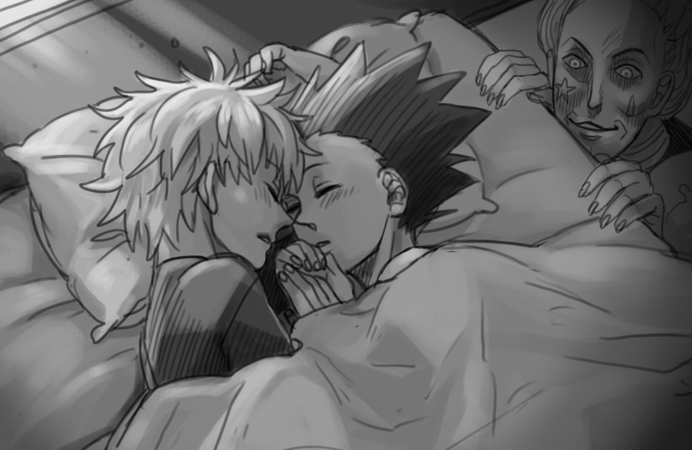 Хисока Гон и Киллуа хентай