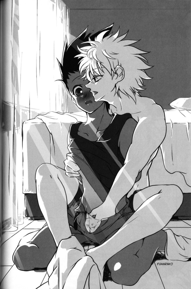 Яой хентай Хантер х Хантер Киллуа и Гон