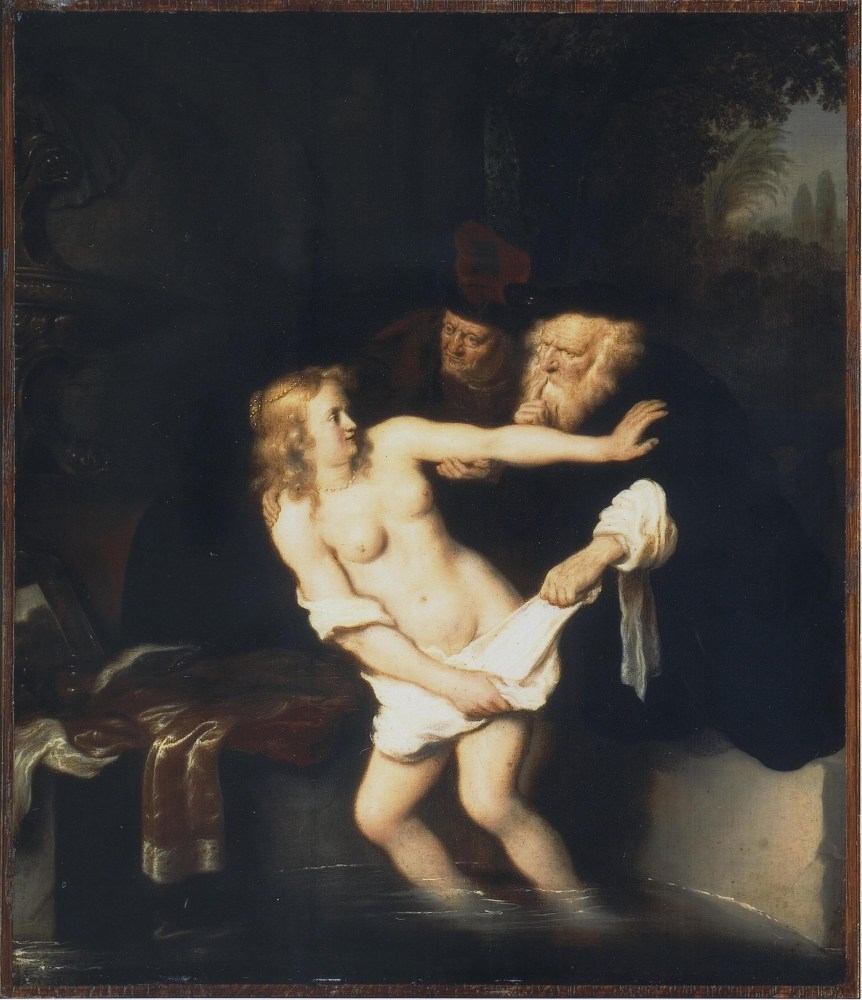 Тинторетто Сусанна и старцы 1554