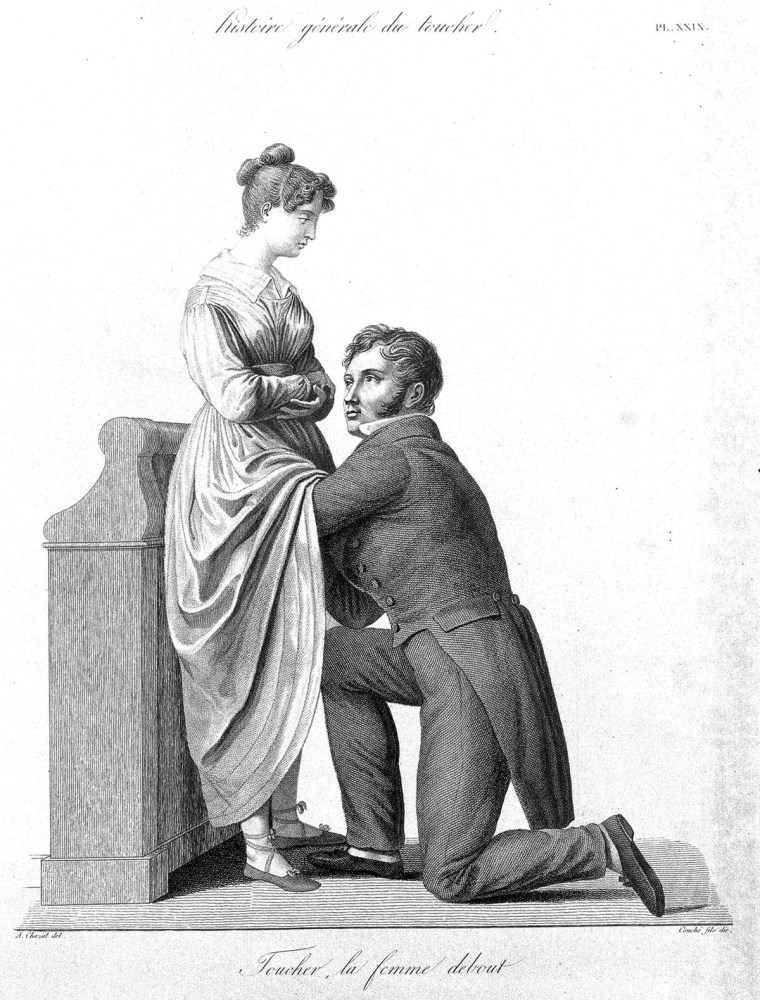 Жак Пьер Мегре лечение истерии массажем 1822 г литография