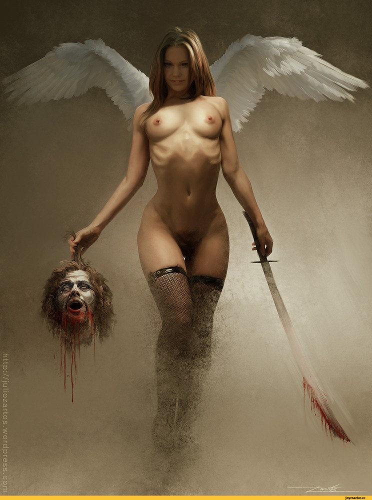 Голый белокурый Ангелочек