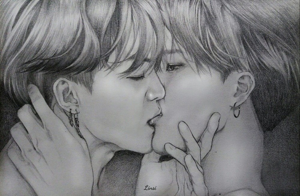 БТС Vkook Art 18 +