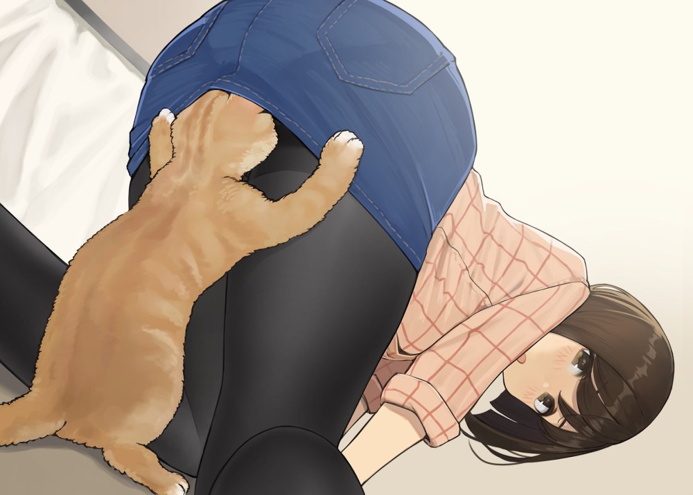 Аниме кот ебётся с девушкой