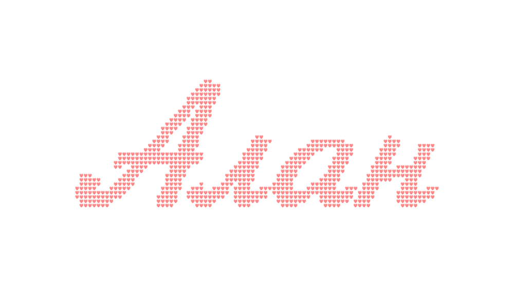 Имя Анна по клеточкам