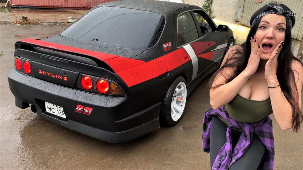 Nissan Skyline r33 Насти туман