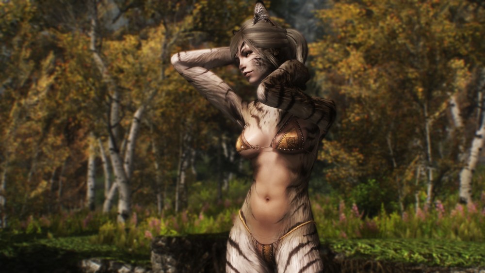 Джейн Шепард и Лиара голые