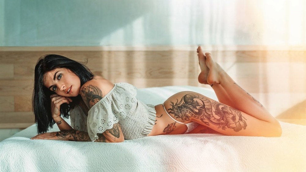 Оксана Карачева фотомодель на пляже