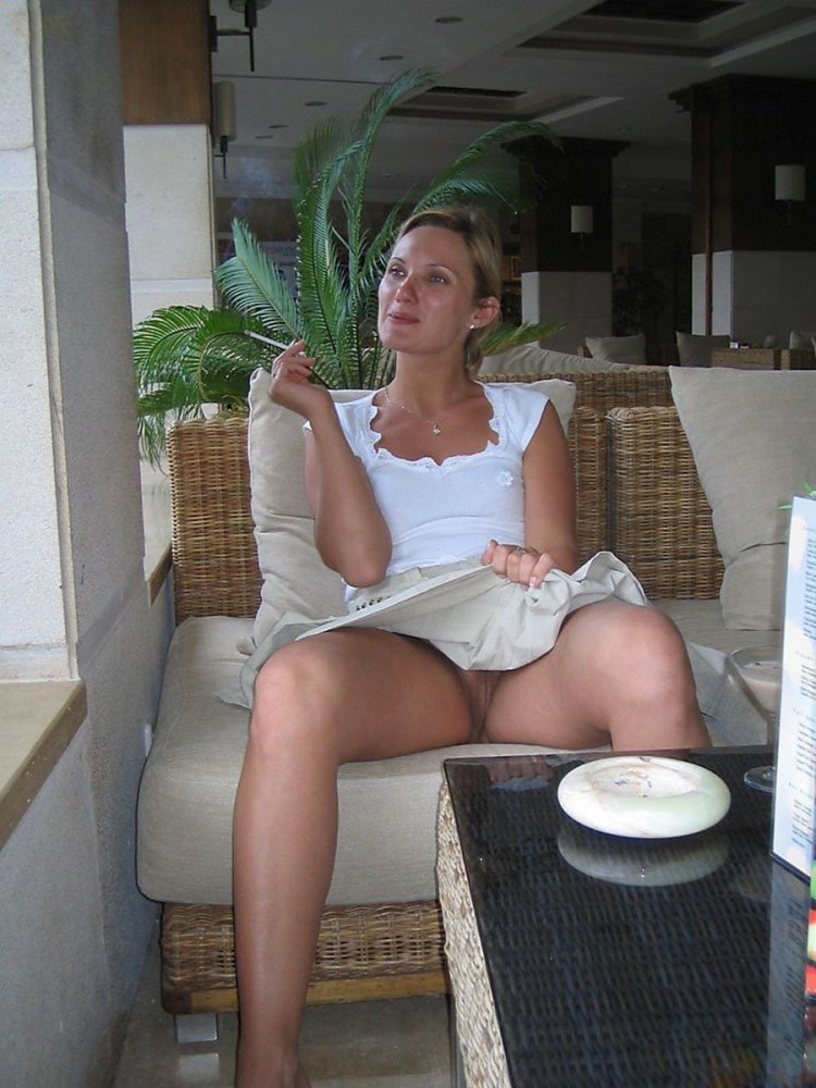 Взрослая женщина засветила