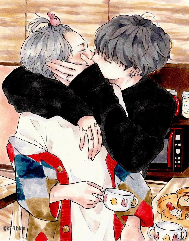 БТС Jikook Art 18 +