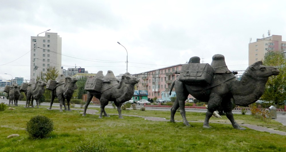 Статуя Чингисхана в Монголии