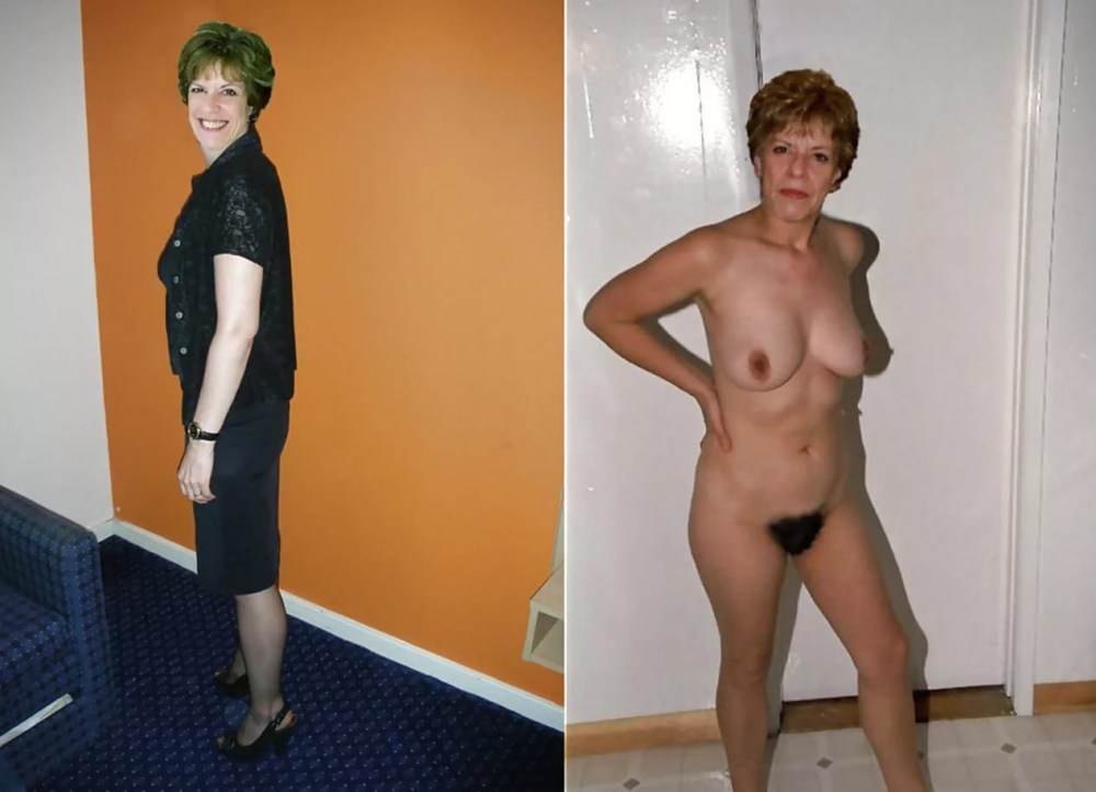 Пожилые одетые и раздетые