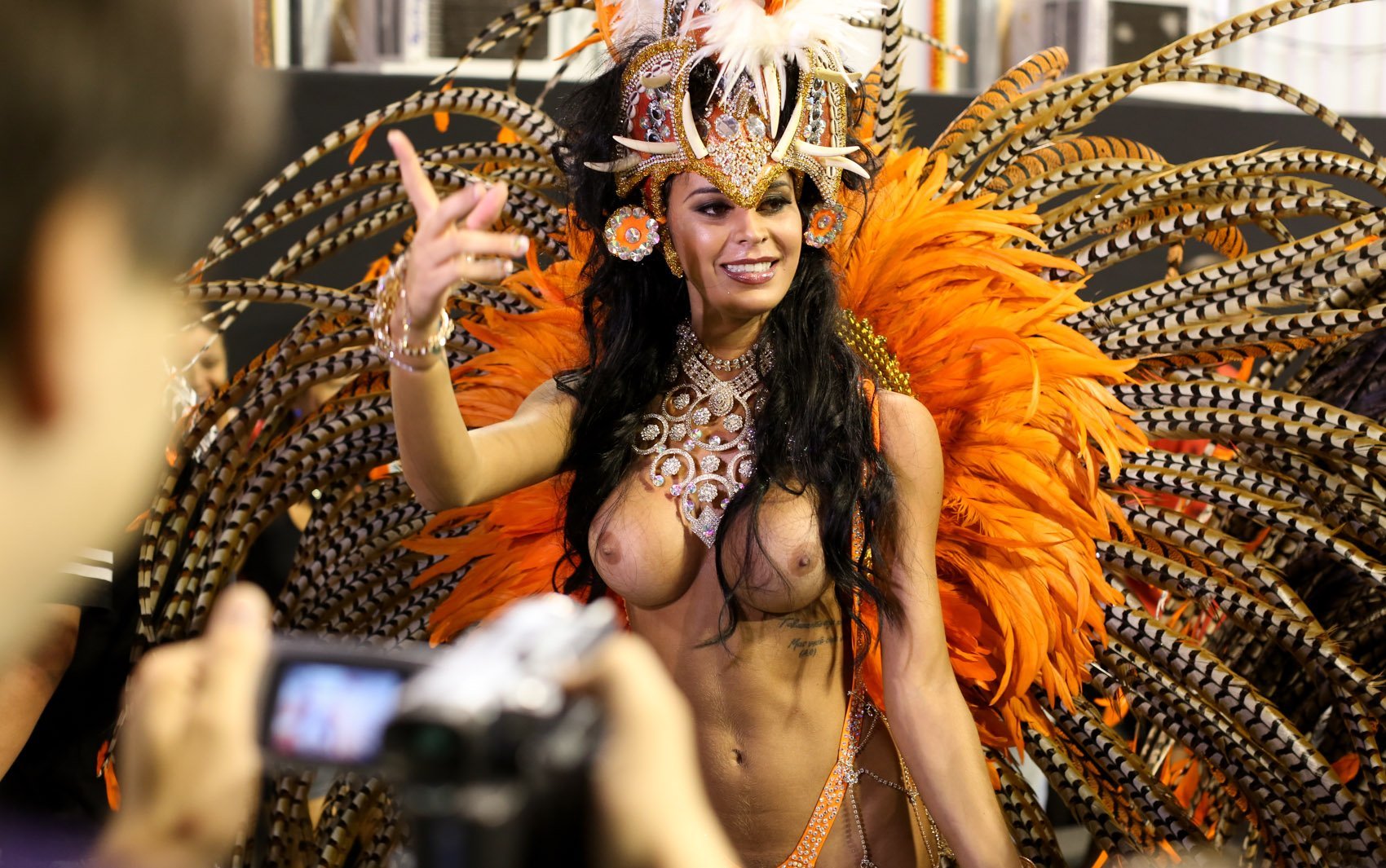 Конде на карнавале в Рио Андреа Мартинс Бразилия карнавал голые Голый карна...