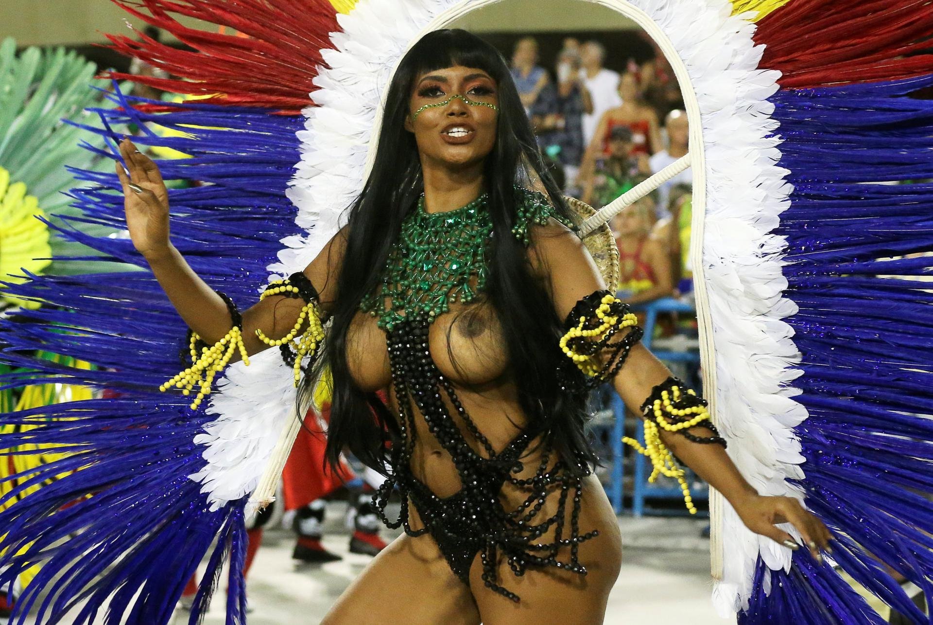 голые, Жанейро, Голые, бразильянки, Карнавал, Carnival, Brazilian, карнавал...