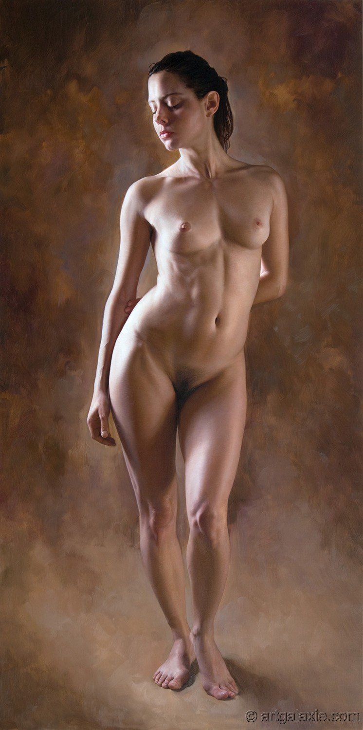 Nude model for art