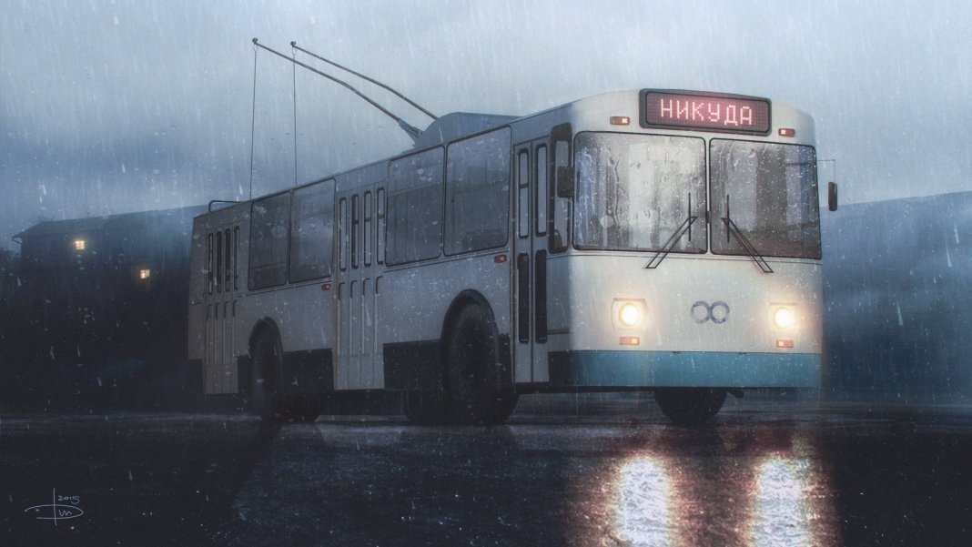 Виктор Цой троллейбус