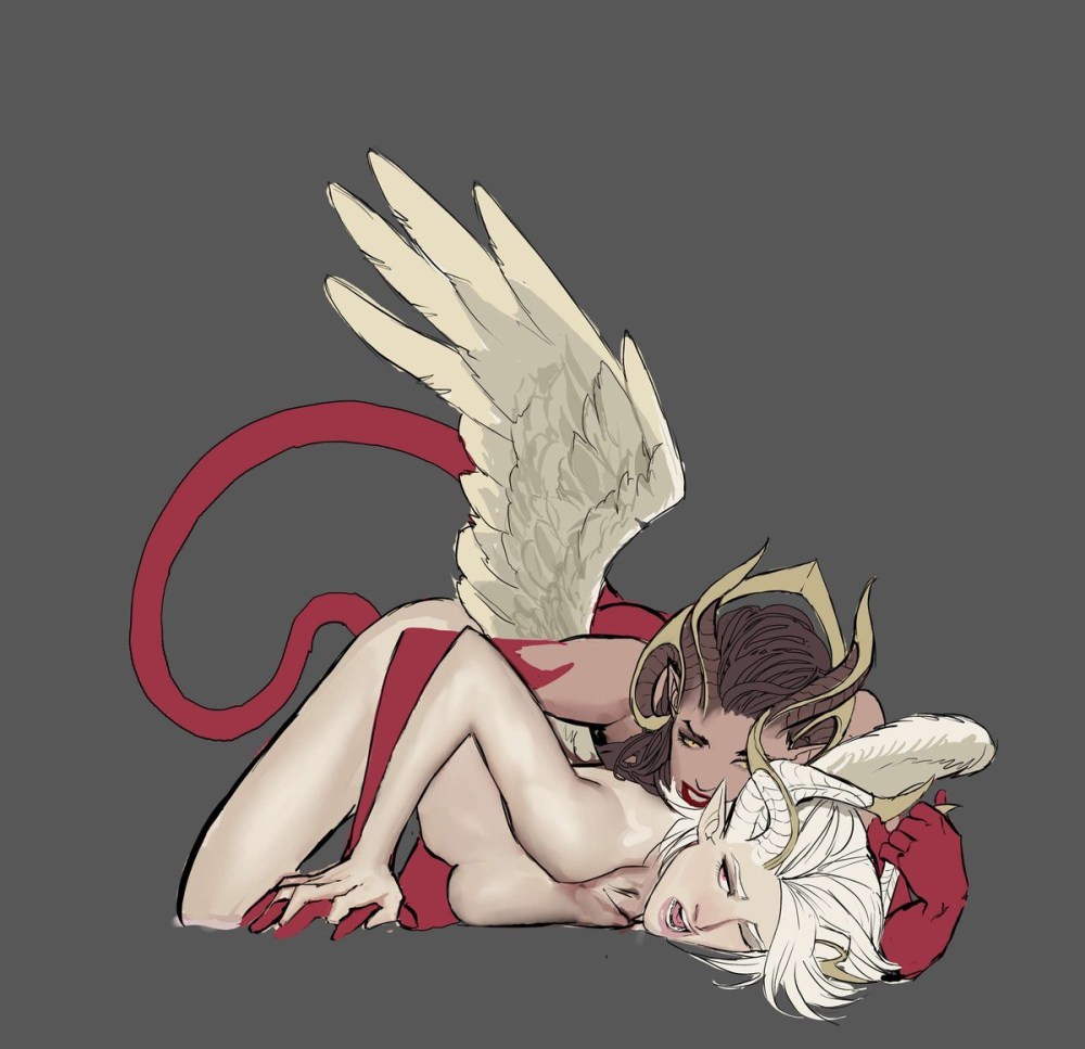 Angel and demon порно фото 18