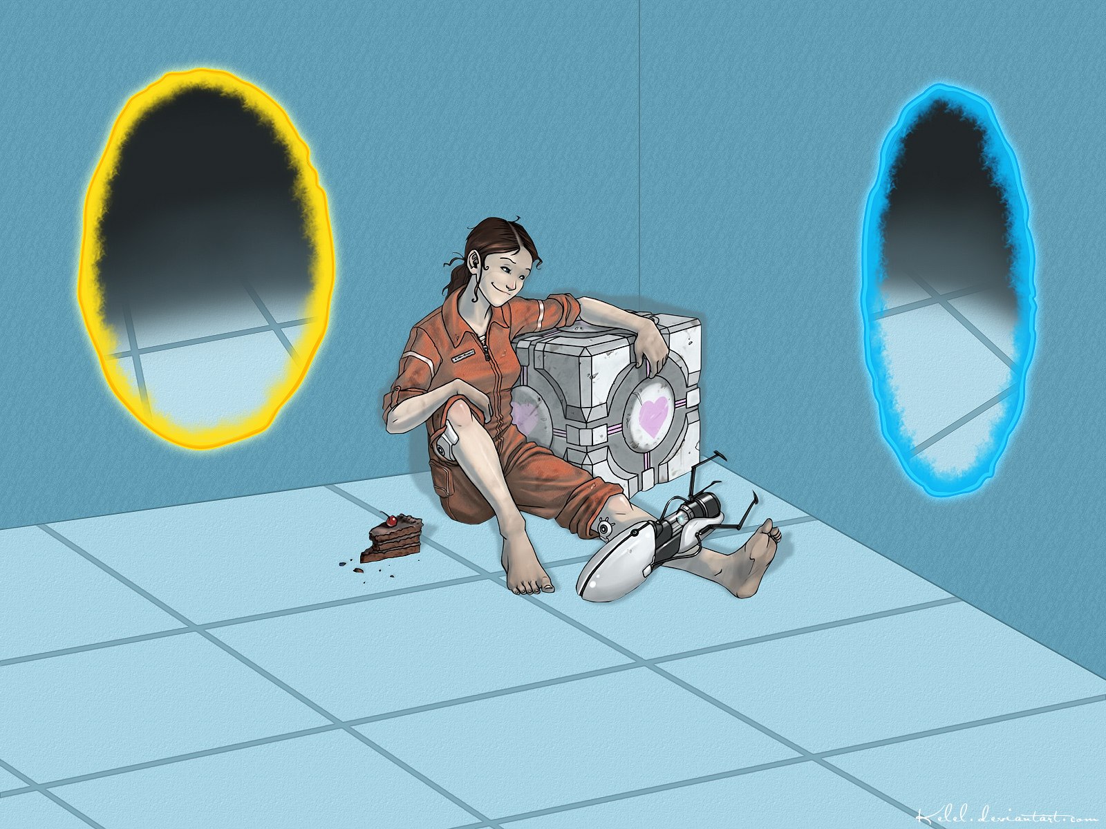 Portal 2 coop арт терапия фото 91