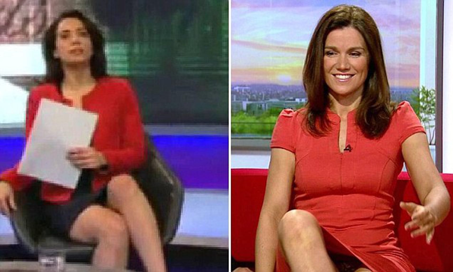 Bbc Breakfast's Sally Nugent Accidentally Flashes Lingerie