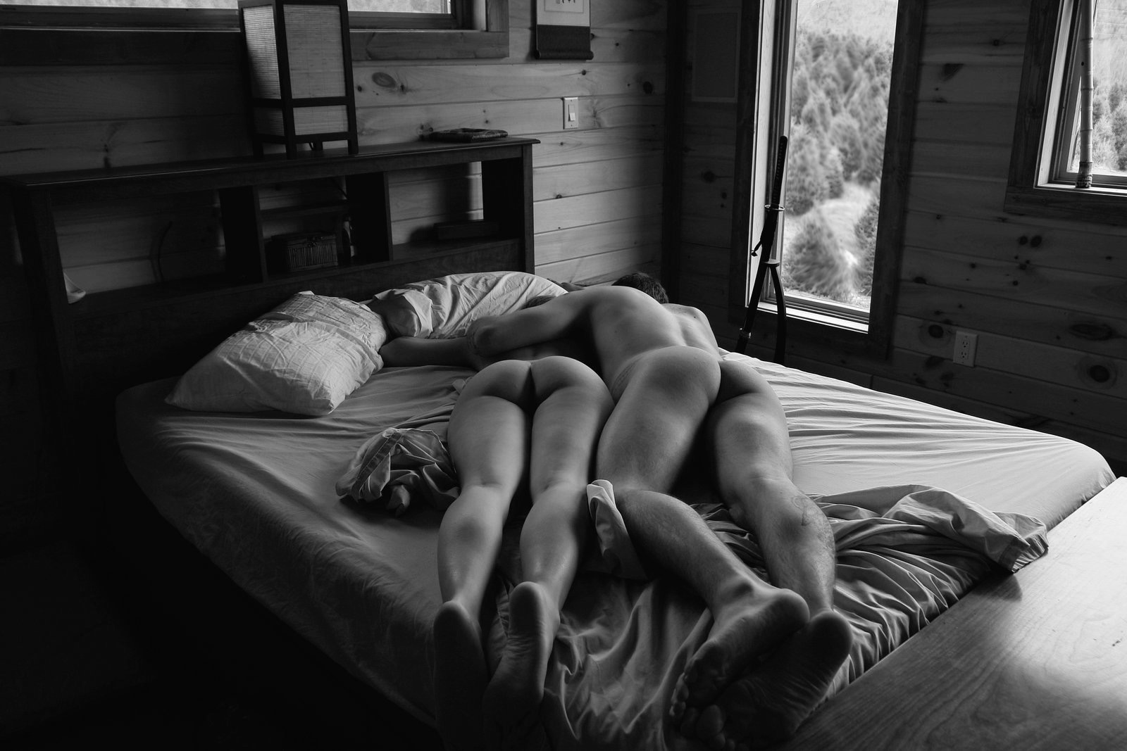 Nude cuddle