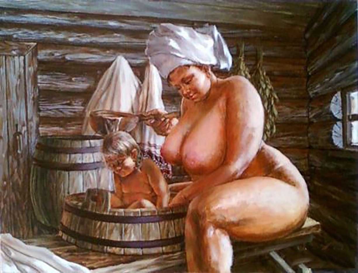 волосатые женщины моются в бане фото 99