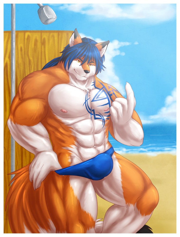 Акула furry muscle