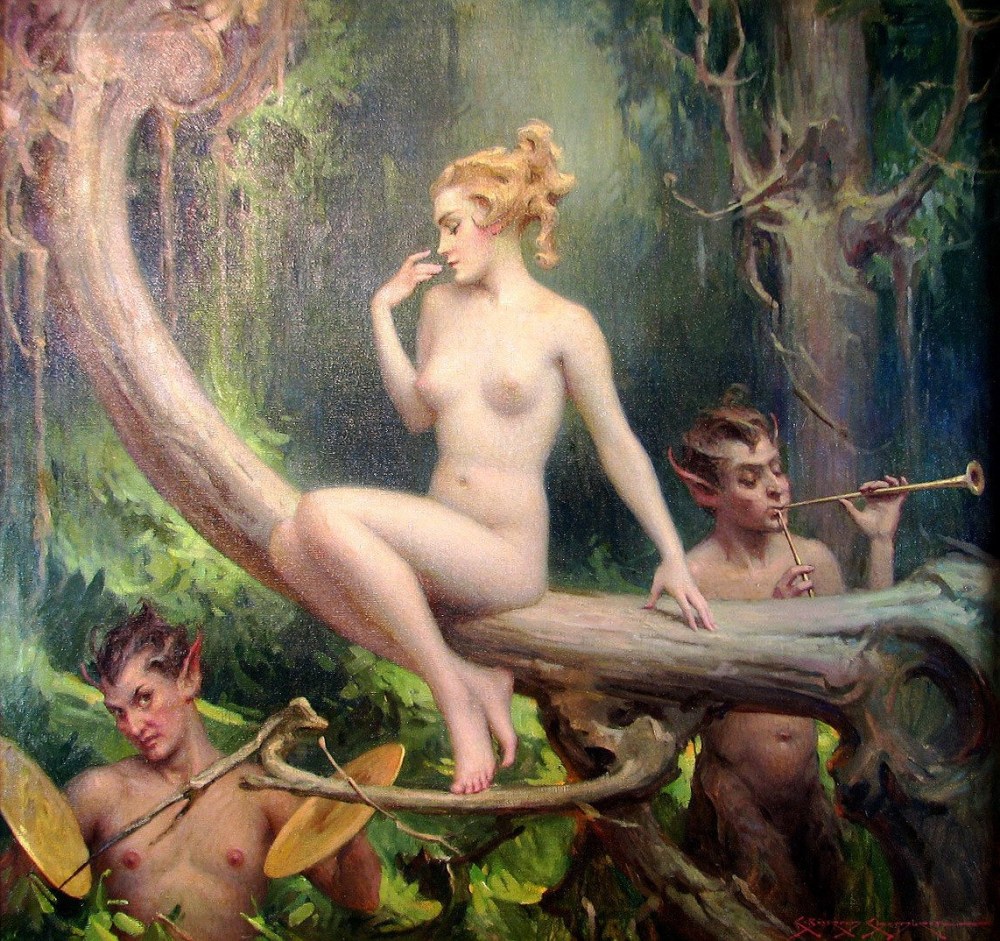 Сношение сатиров и нимфы