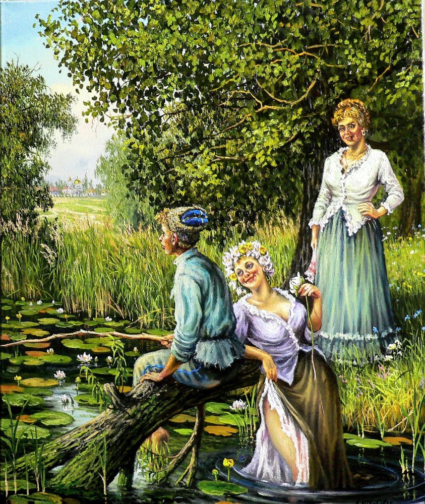 Оренбургские казачьи девушки